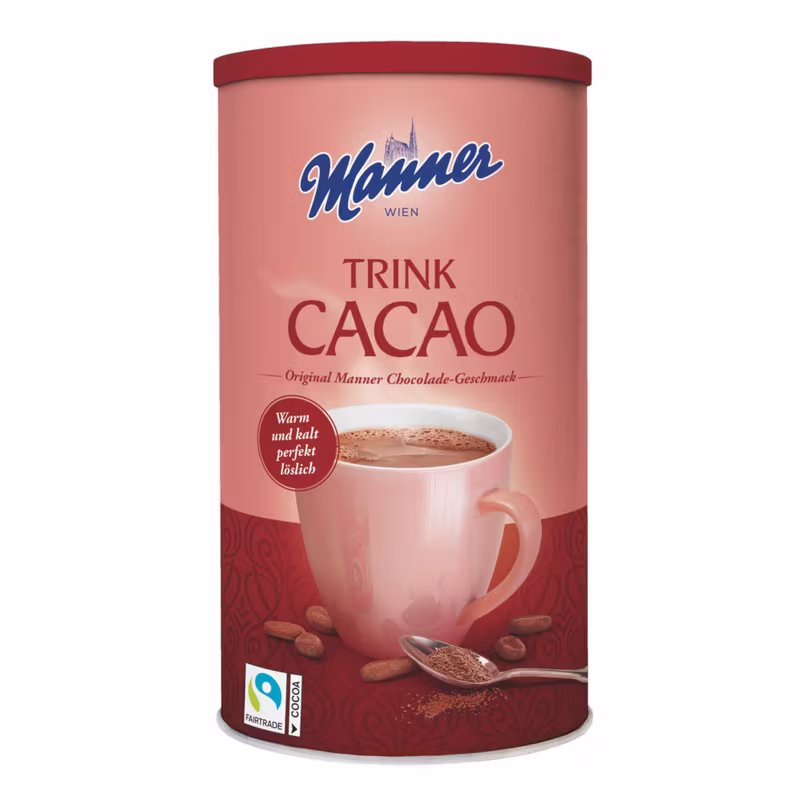 Manner Trinkschokolade Kakao Trink Cacao 450g